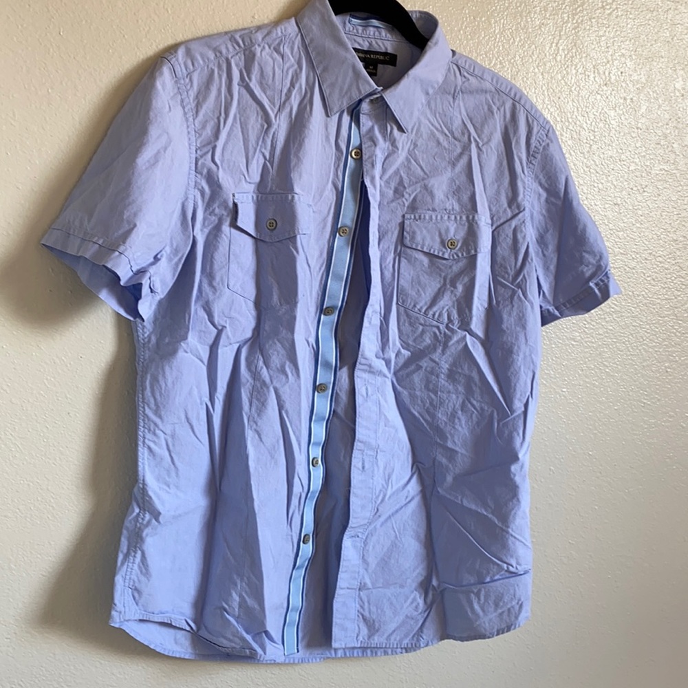 Banana Republic Men’s Short Sleeve Button Down
